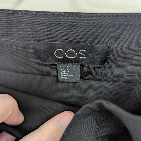 COS Pleated Tie Mid-length Skirt Minimalist Office Capsule - Picture 8 of 10